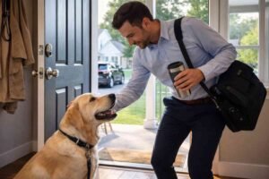 A Realistic Daily Routine for a Full-Time Working Dog Owner